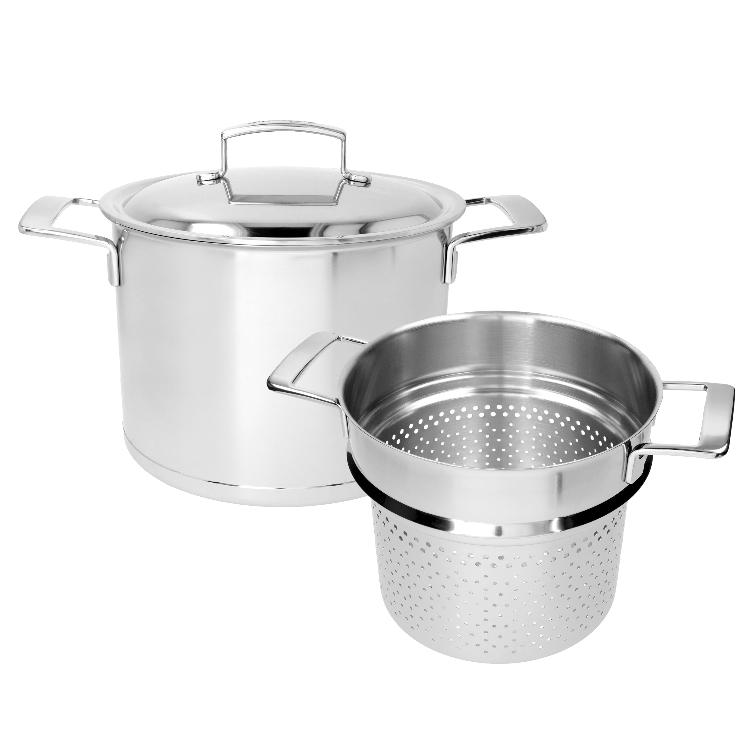 Demeyere Silver 7 Soeppan met Pasta inzet